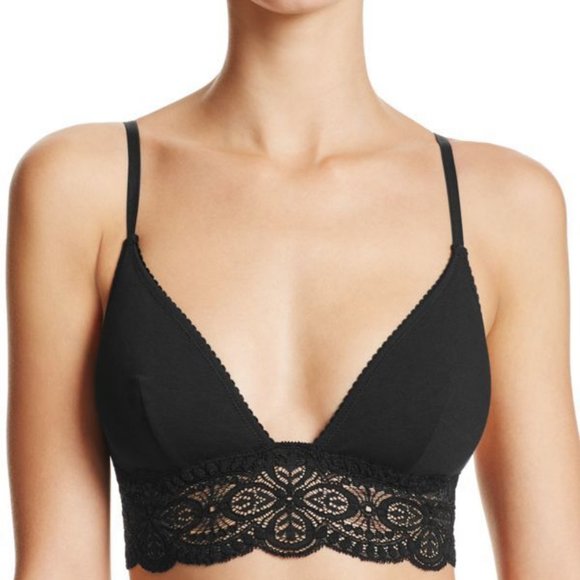 Cosabella Other - Cosabella Sonia Lace-Trim Bralette in Black